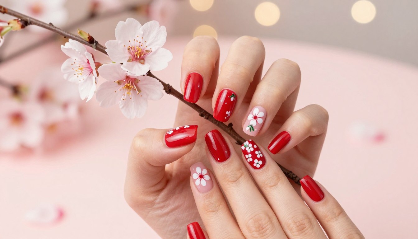 Cherry Girl Nails