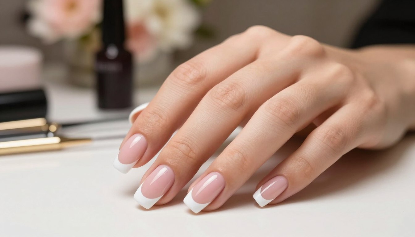 white french manicure