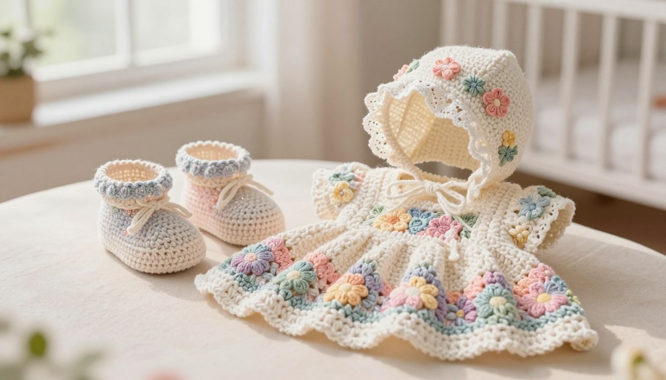 baby crochet set
