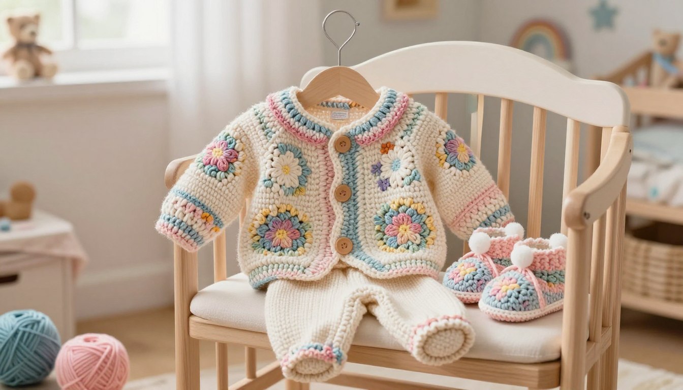 crochet baby outfit
